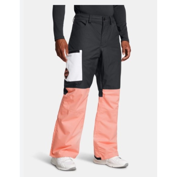Under Armour Snow Pants Mens Size XL UA Expanse Vista ColdGear Infrared Black‎